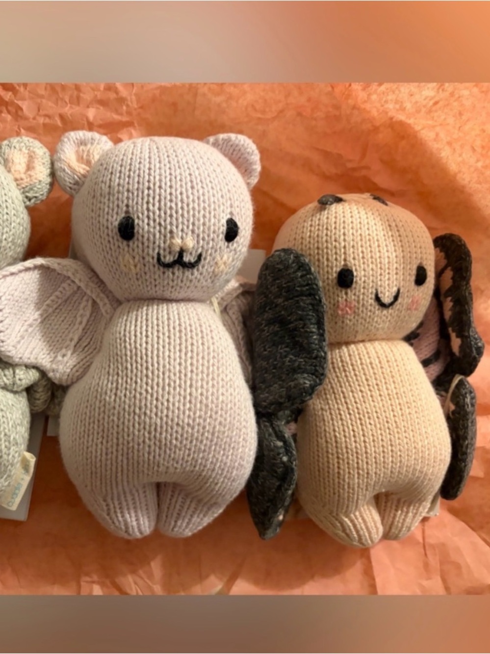 Cuddle and Kind Halloween limited edition baby bat lavender and butterfly